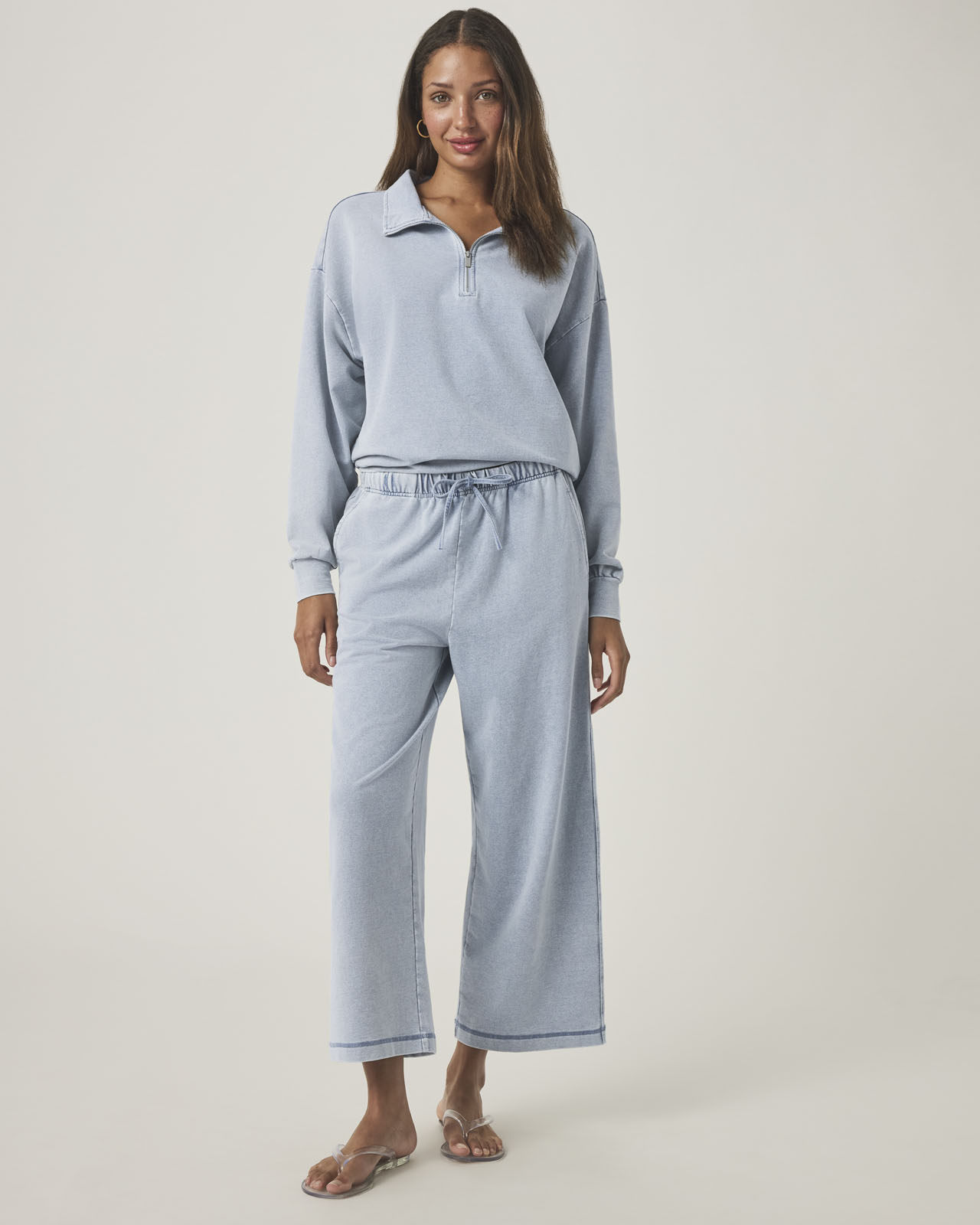売れ筋商品|||ベルディーニ ニット&セーター アウター レディース Plus Size Black Label Embroidered Split-Neck Sweater Twilight Blue Melissa Turtleneck Sweater | GUESS Factory