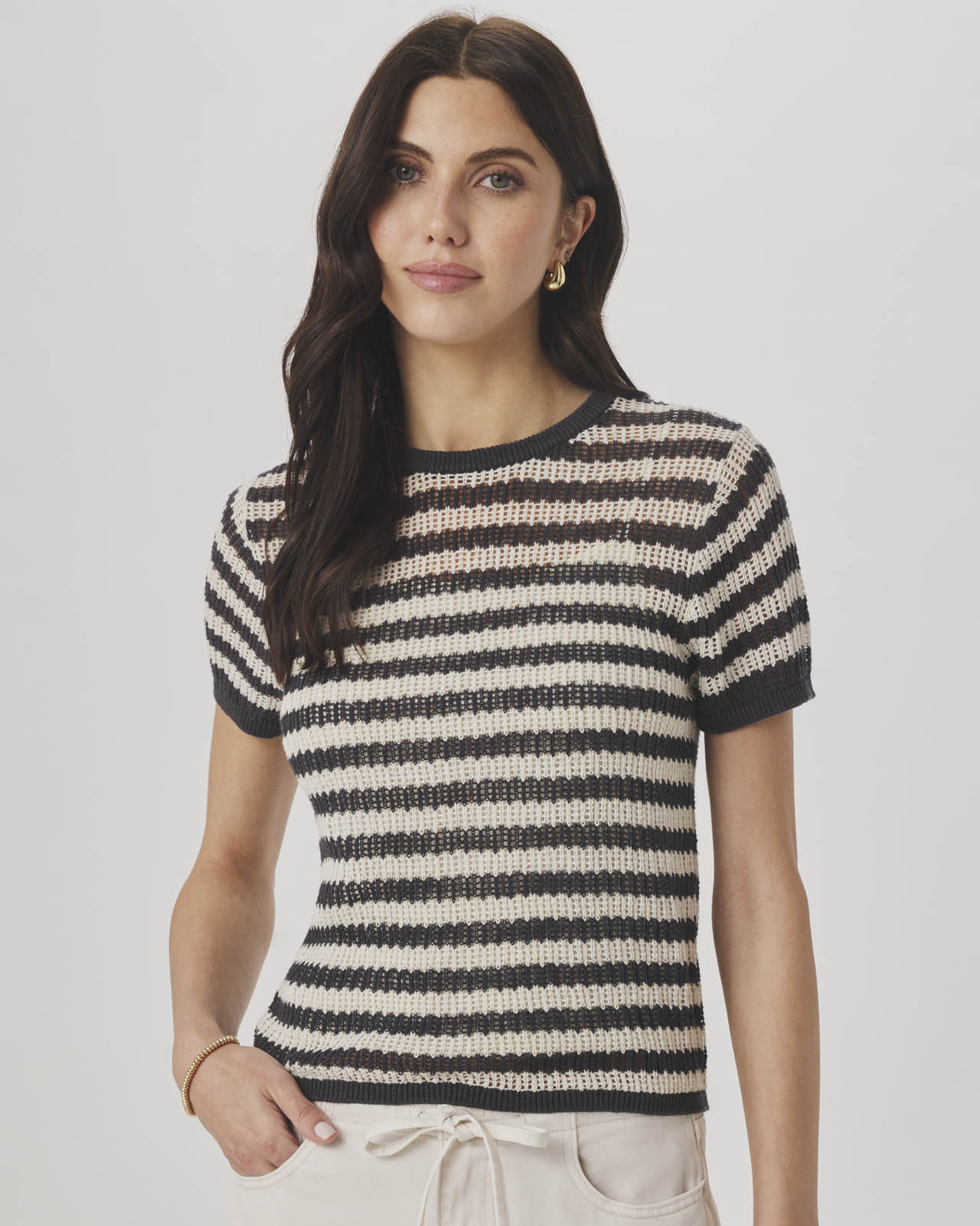 シナリー　ジャスミン Yasmine Short Sleeve Sweater | Splendid