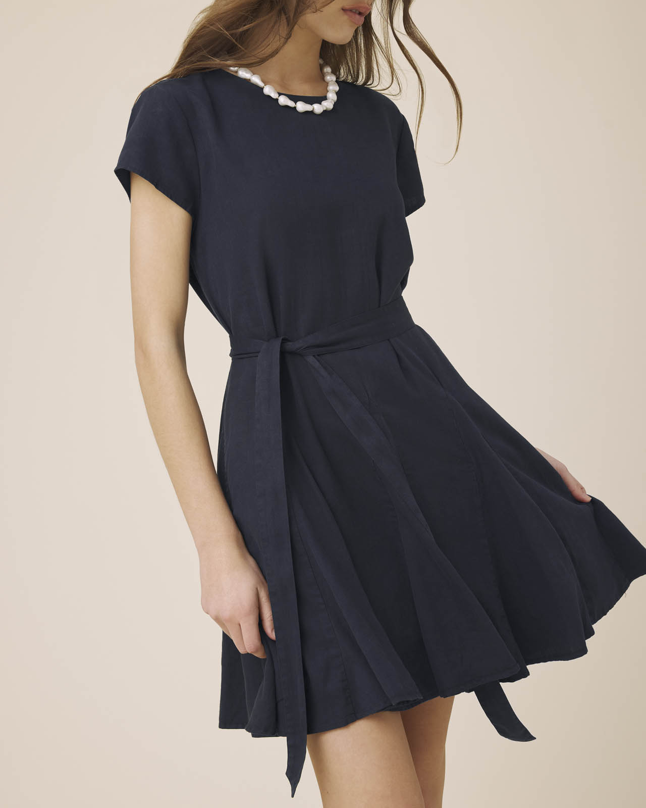 white christmas dresses Raito no-sleeve dress - White